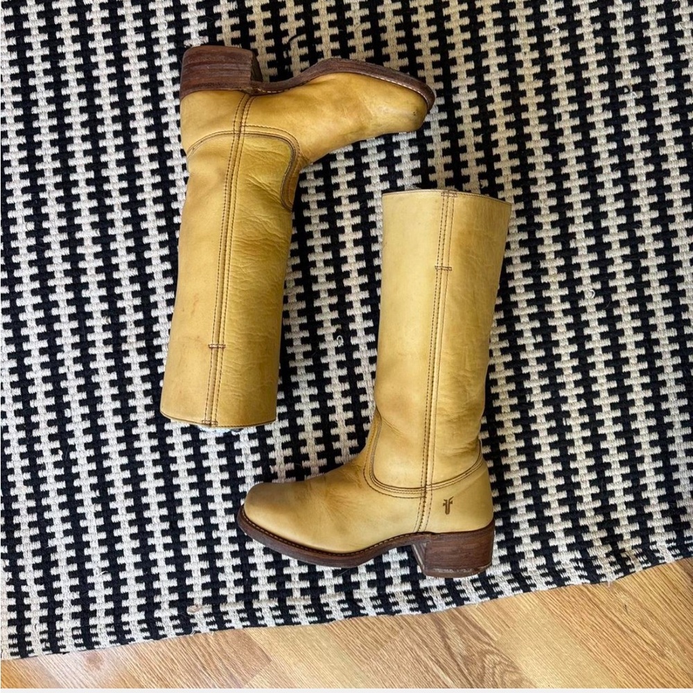 Vintage frye campus boots